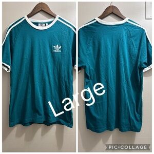 Adidas Men's Teal Short Sleeve Tee